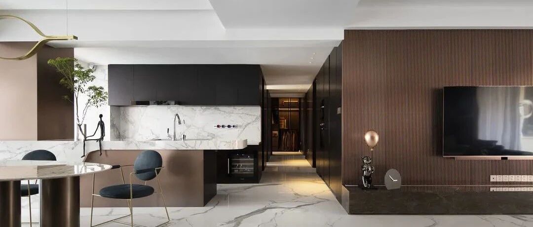 207㎡高级舒适感的都市精英三口之家