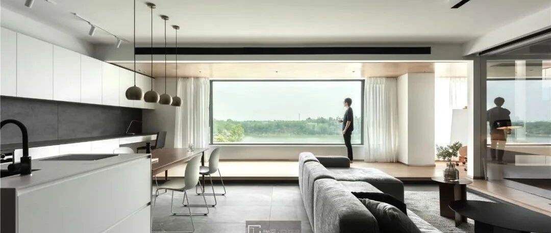 自然与生活共生共鸣，162㎡看得见风景的家