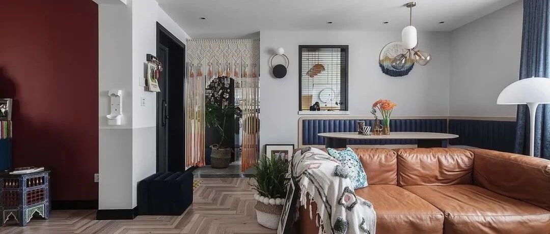 120㎡时尚咖夫妻的三口温馨之家，满足好色+纹理+收纳控