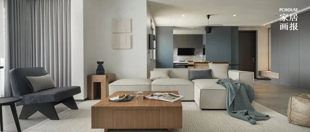 莫兰迪色系的五口之家，极简也可以很有温度！