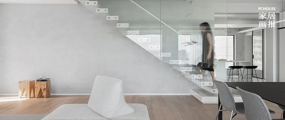 170㎡极简跃层，恰到好处的纯粹