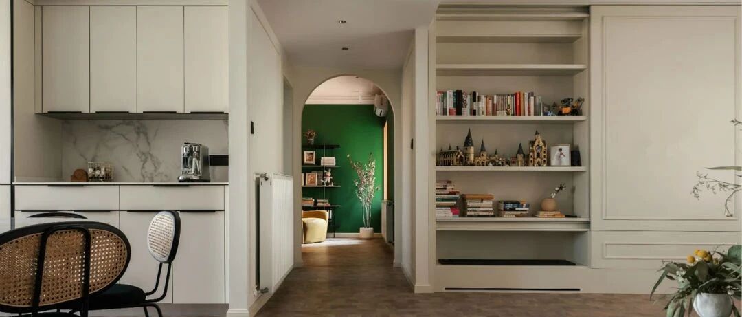 丢掉千篇一律，用小方砖+弧形门，演绎北欧的复古小资情调！