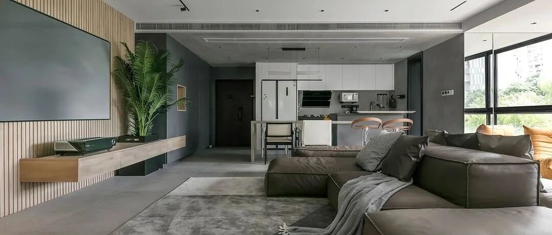 回形动线创造生活多样性，KDL一体设计拥有65㎡超大互动空间！