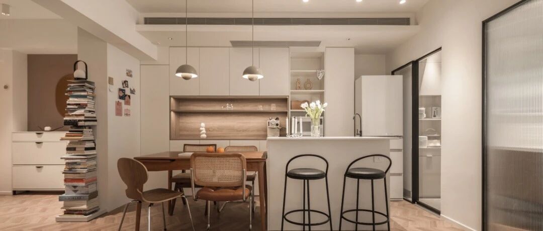 50平米loft，有中岛还有7平米豪华卫浴，舒服的不像话