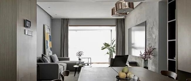 打通客厅阳台+鱼骨拼地板+整屋智能家电，IT夫妇舒适自由的家