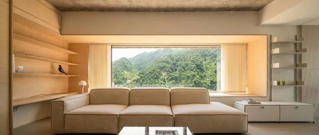 100平设计师自宅，桦木、洞石、混凝土装点的“陋室铭”