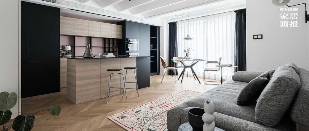 是梦想照进生活中，这间110㎡元素混搭的三居室好看极了