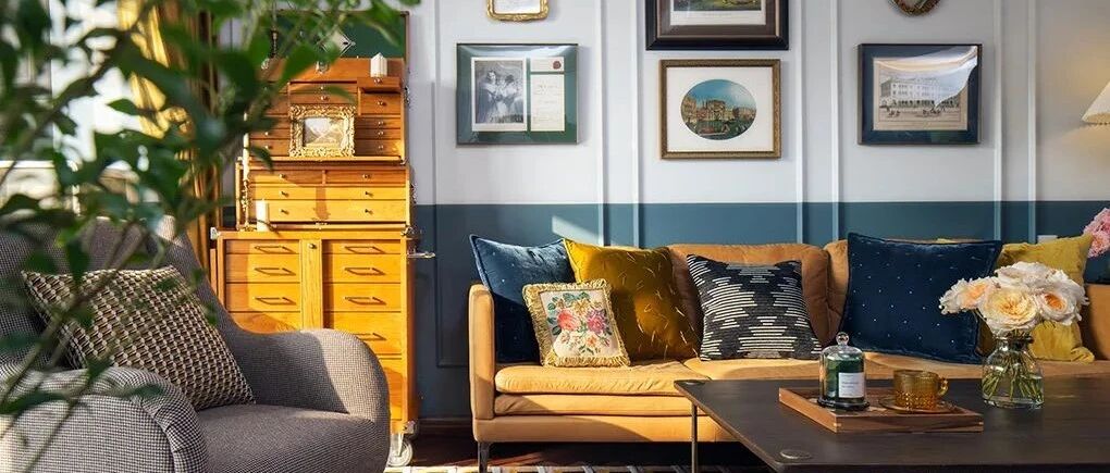 大胆用色，她的100㎡家从精装改向复古精致