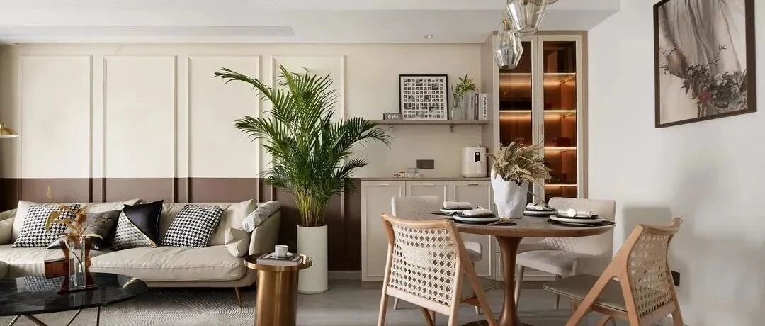 半墙设计+拱形门洞，90㎡文艺风美宅，太迷人了！