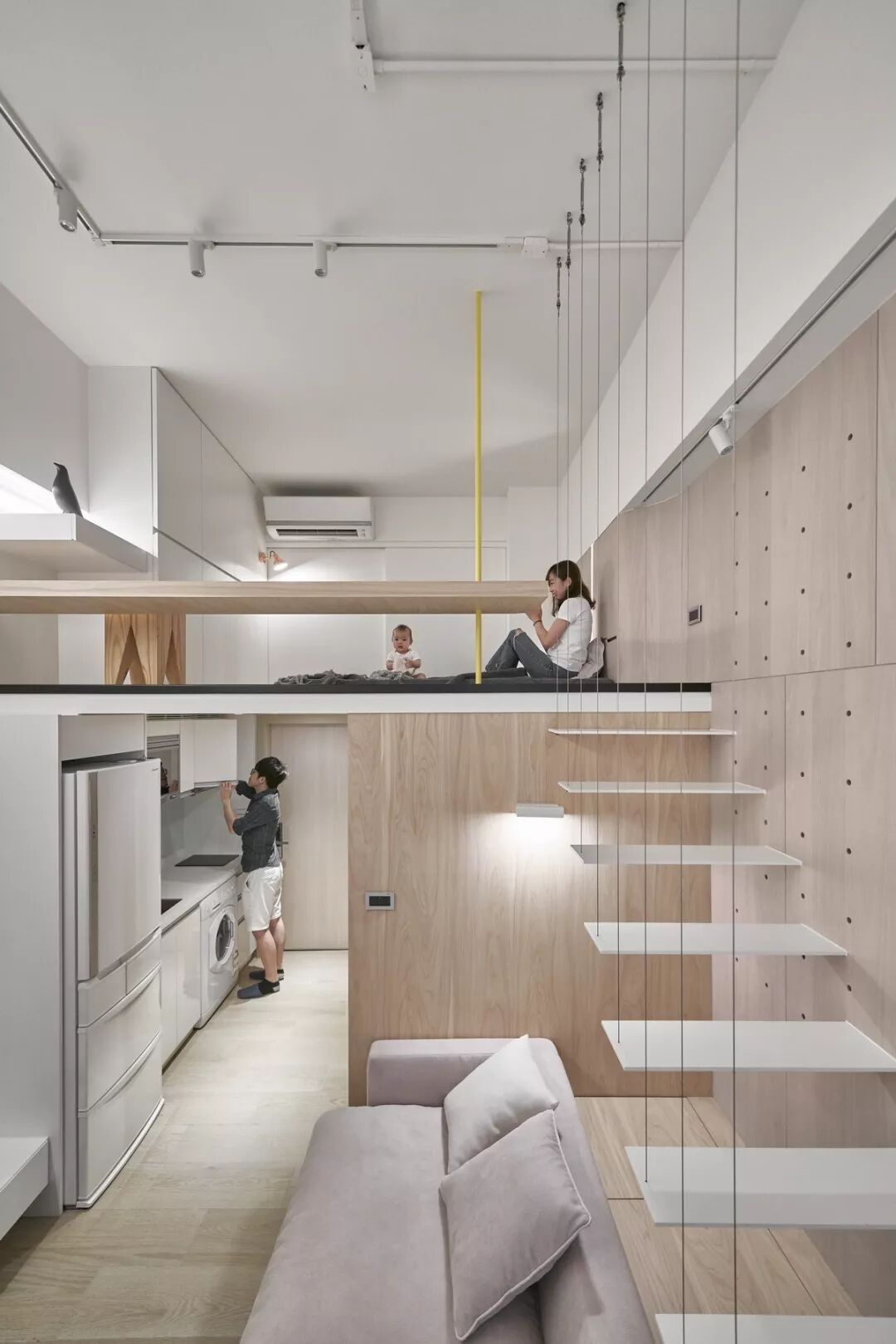 极限小坪数 美宅 15平方米挑高迷你公寓竟放大不只一倍 楼上还有超强收纳设计 生活家 生活资讯 生活315 生活指南 生活品位 微信头条新闻公众号文章收集网