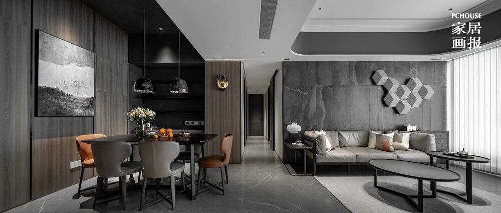 儒雅70后的135㎡灰调沉稳之家