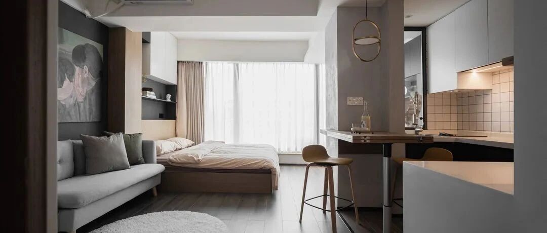 箱体”空间打包零散家居功能，39㎡8个功能区“五脏俱全”