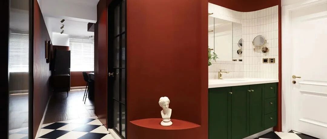 22万打造45㎡复古摩登家，小户型也不是四白落地才显“大”！