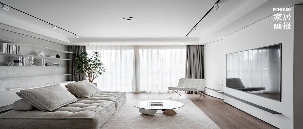 时尚精英男士的125㎡可居住“现代艺术博物馆”