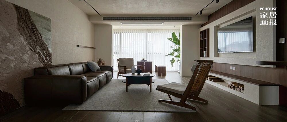 黄河边上的130㎡质朴家，美的像是一卷缓缓展开的国风画卷