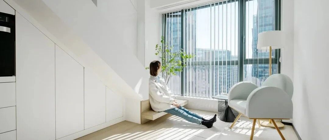 天生阳光派 / 独立女性的50㎡极简LOFT