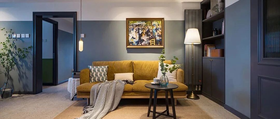 这家的民国复古风，两室两厅还有3处洄游动线