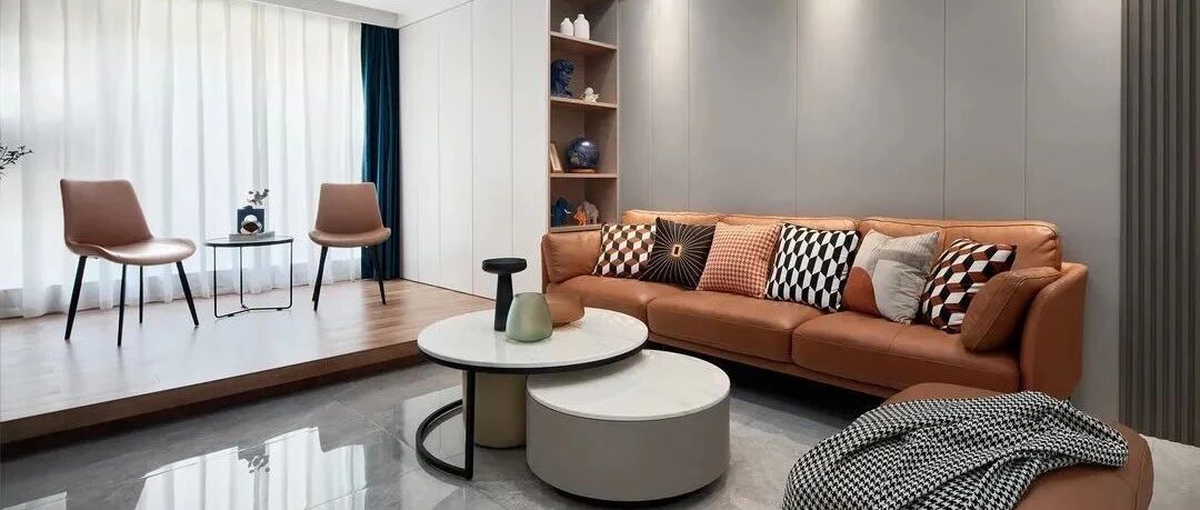 双地台作休闲区+茶室，89㎡的独居生活就是这么任性！