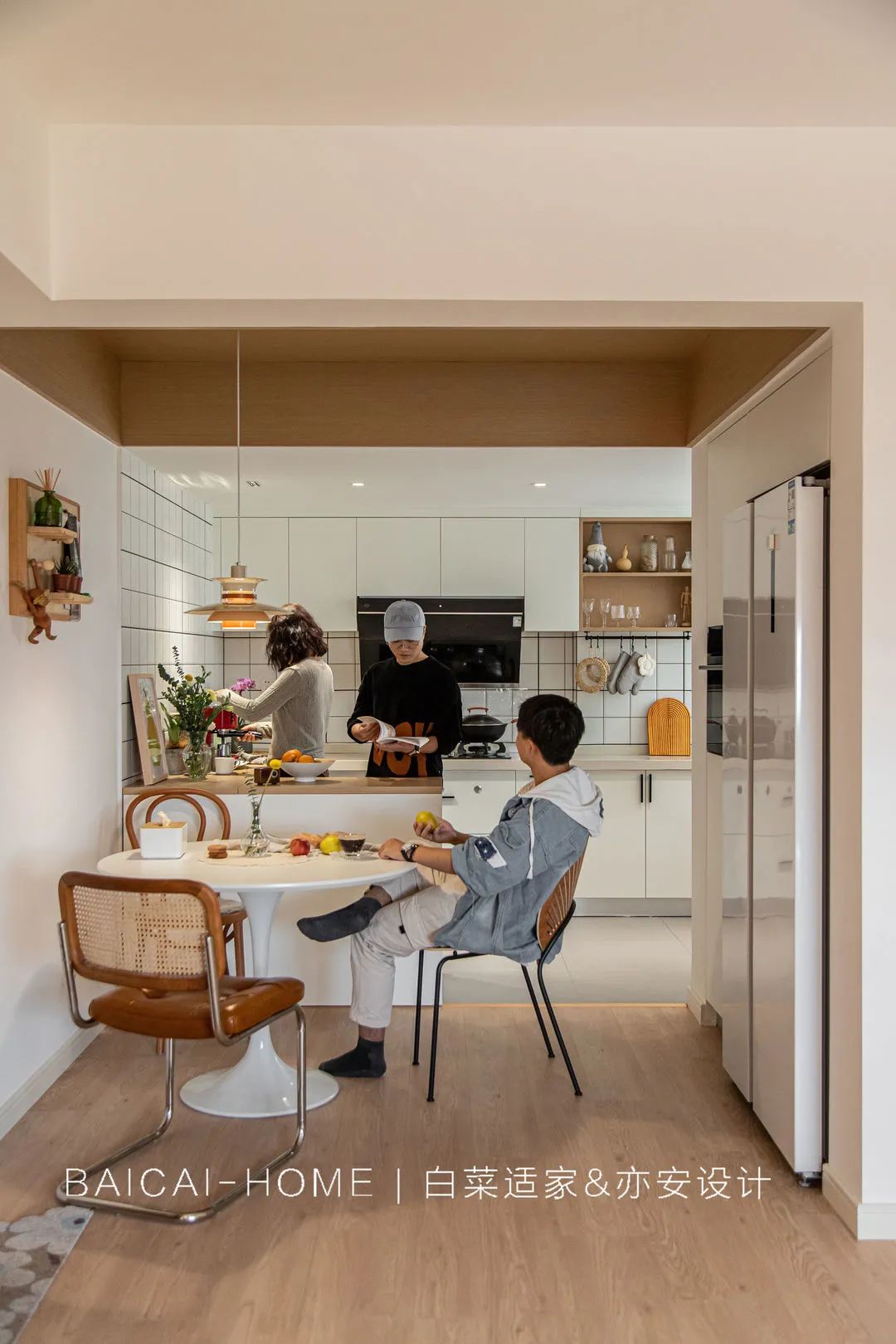 63平的日式温暖小家，还拥有开放式厨房!