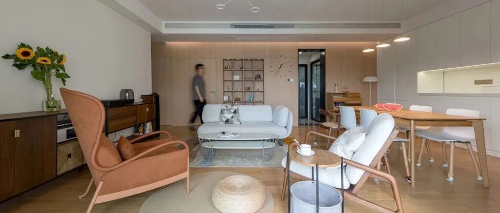 不要电视机，席地而坐，这个120平日式风格的家真有个性！