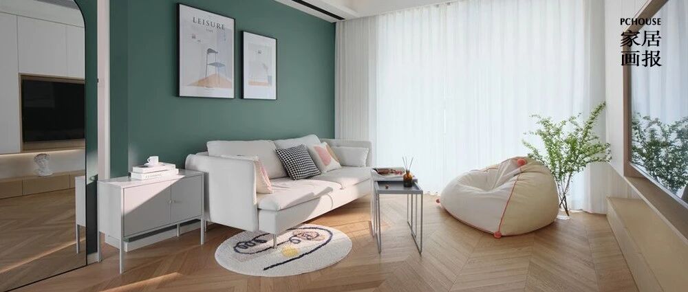 烘焙达人的115㎡「双动线大厨房」色彩之家，连空气都是甜甜的！