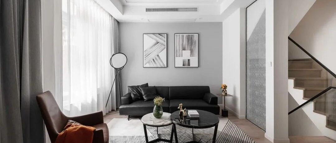 抛弃常规空间横向打开，满足幸福三口的现代别致家