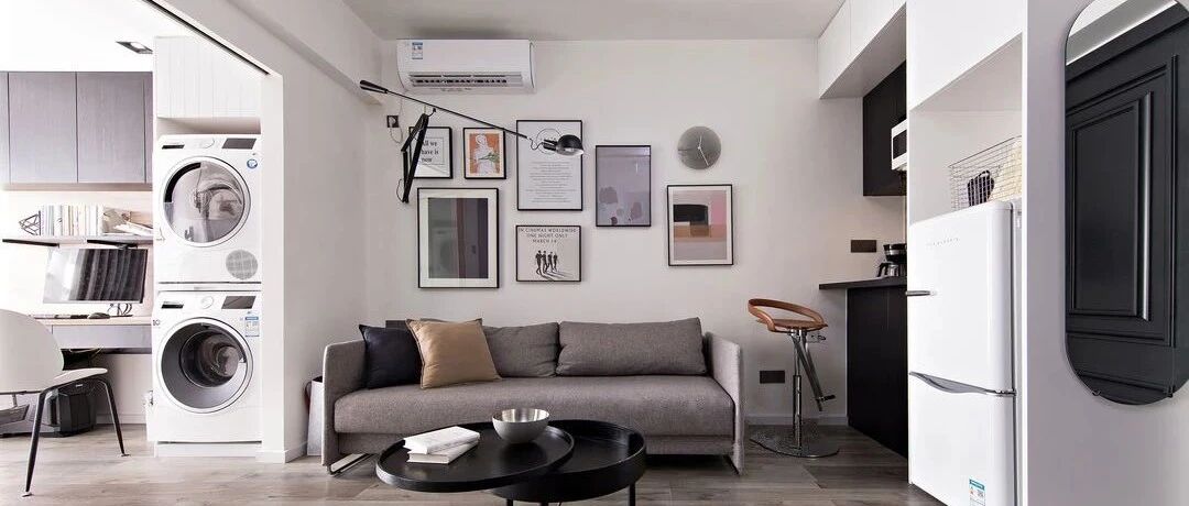 45㎡个人风格小家，让这对小情侣开始以一种郑重的态度面对生活