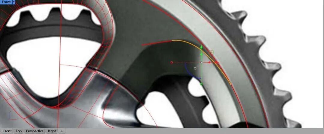 禧玛诺牙盘—犀牛建模过程详解！（全）的图124