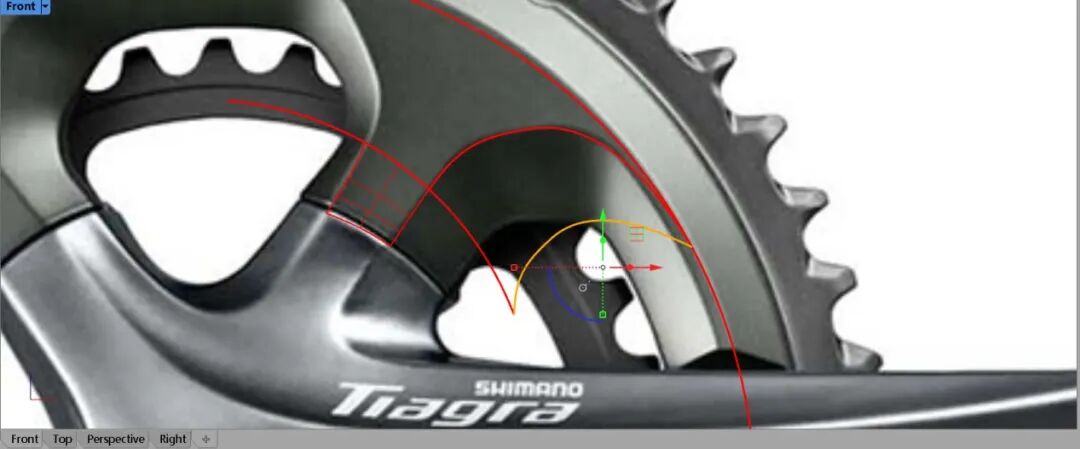 禧玛诺牙盘—犀牛建模过程详解！（全）的图134