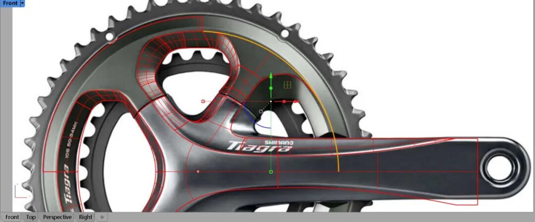 禧玛诺牙盘—犀牛建模过程详解！（全）的图146