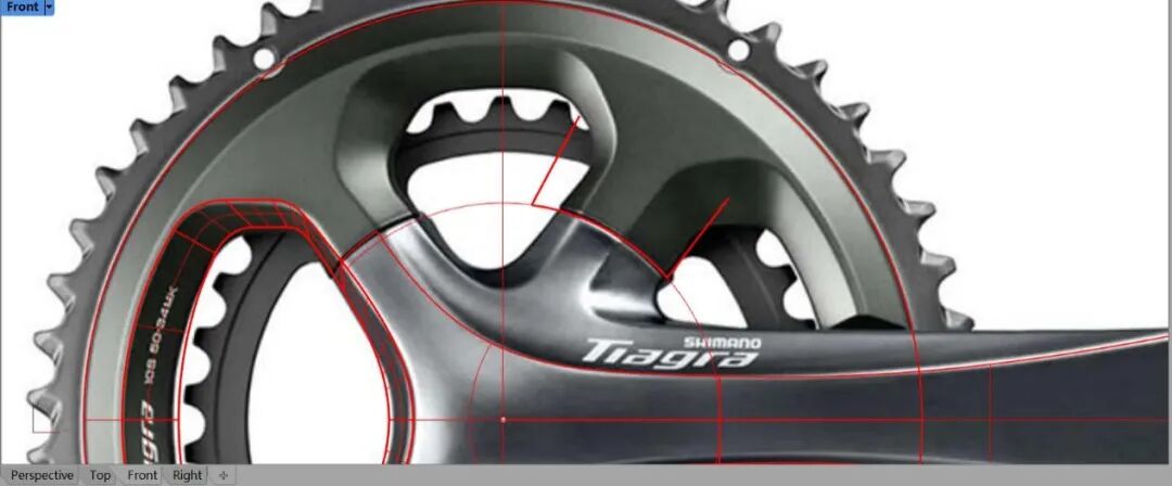 禧玛诺牙盘—犀牛建模过程详解！（全）的图64