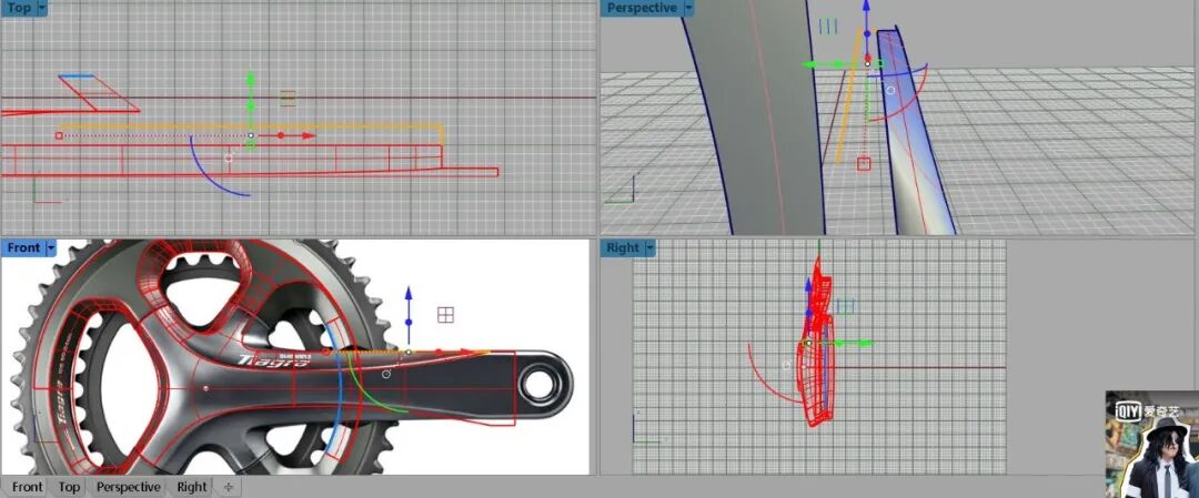 禧玛诺牙盘—犀牛建模过程详解！（全）的图150