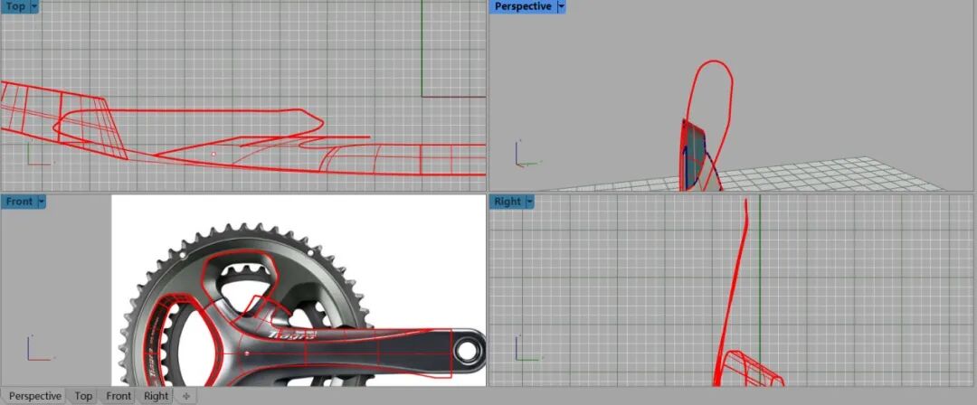 禧玛诺牙盘—犀牛建模过程详解！（全）的图97
