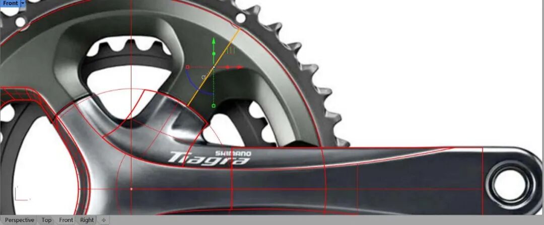 禧玛诺牙盘—犀牛建模过程详解！（全）的图81