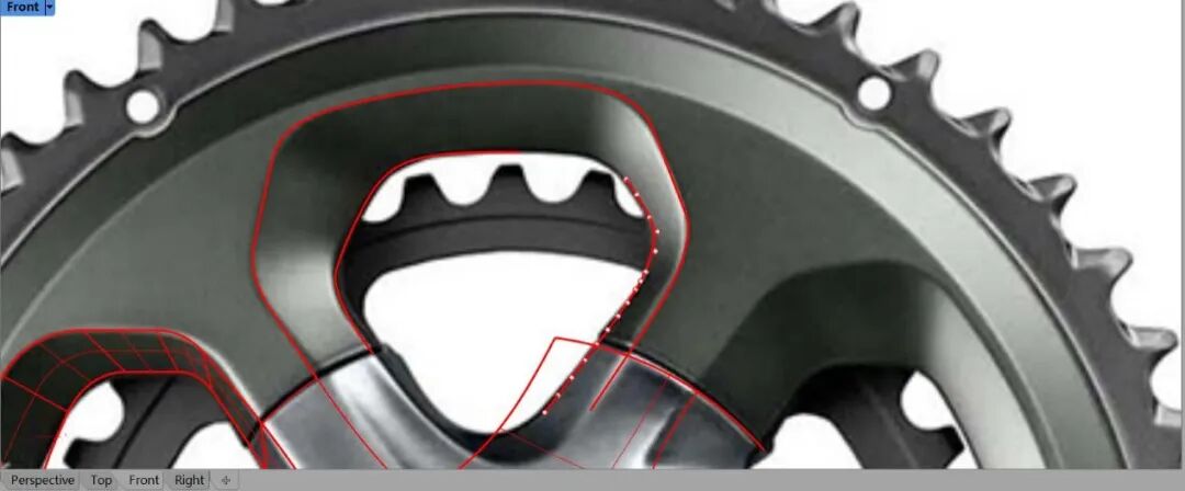 禧玛诺牙盘—犀牛建模过程详解！（全）的图103