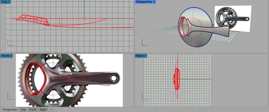 禧玛诺牙盘—犀牛建模过程详解！（全）的图57