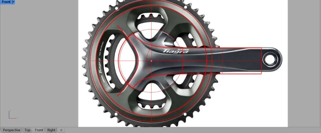 禧玛诺牙盘—犀牛建模过程详解！（全）的图35