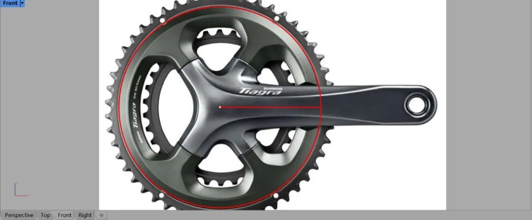 禧玛诺牙盘—犀牛建模过程详解！（全）的图5