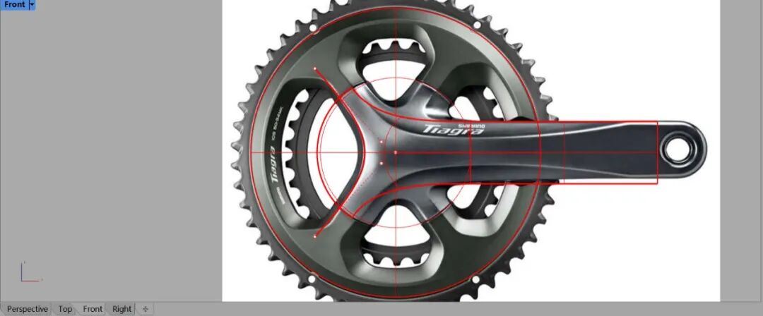 禧玛诺牙盘—犀牛建模过程详解！（全）的图34