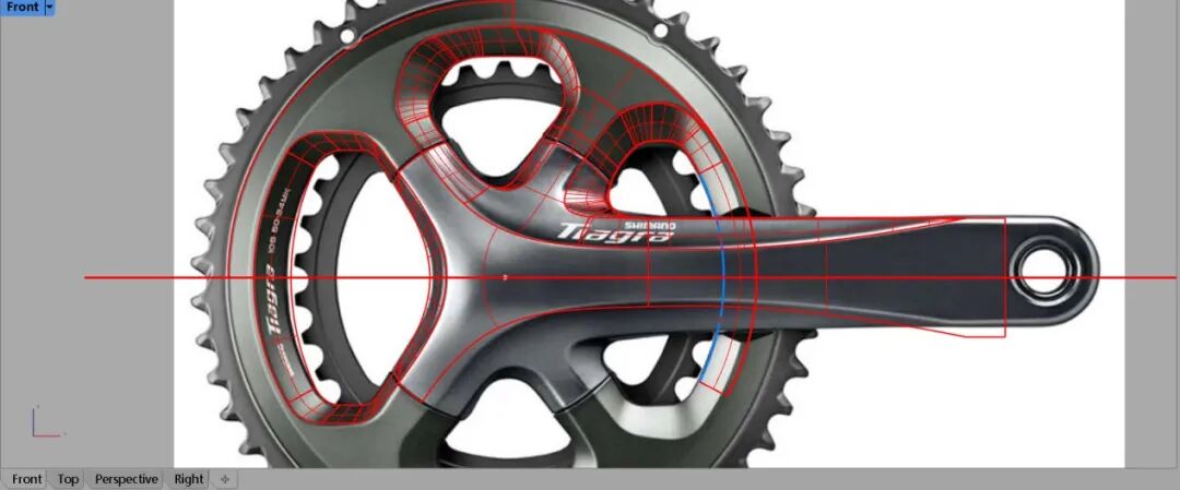 禧玛诺牙盘—犀牛建模过程详解！（全）的图159