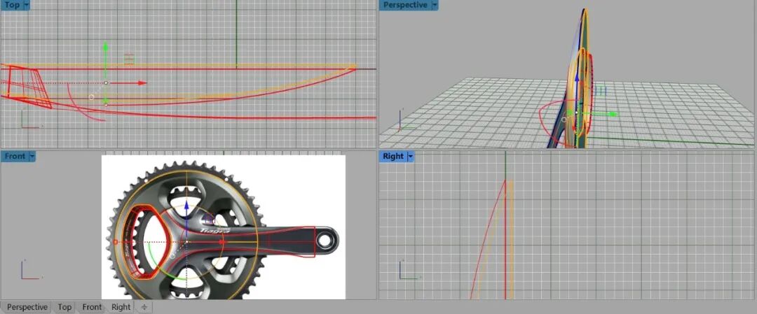 禧玛诺牙盘—犀牛建模过程详解！（全）的图59