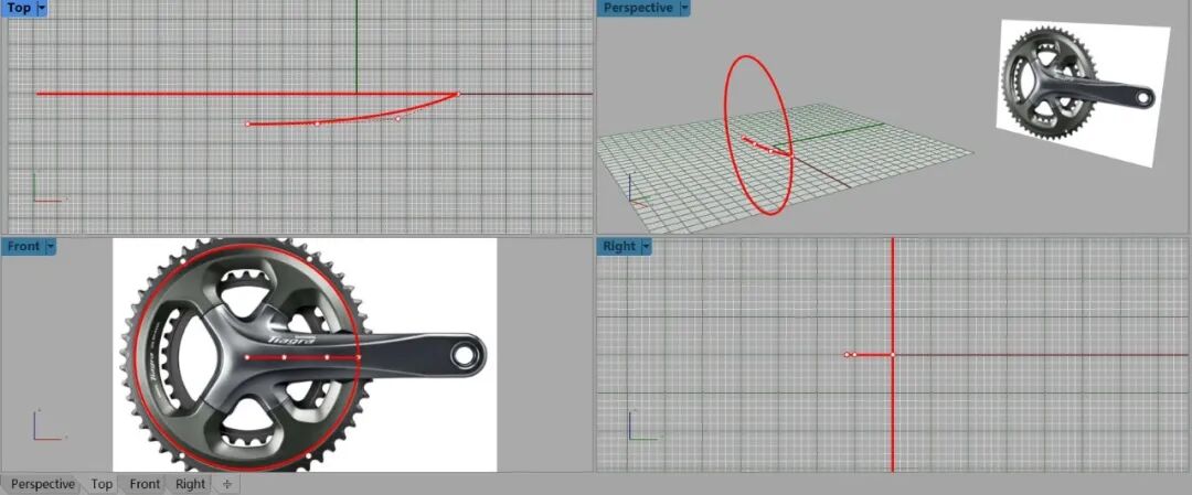 禧玛诺牙盘—犀牛建模过程详解！（全）的图8