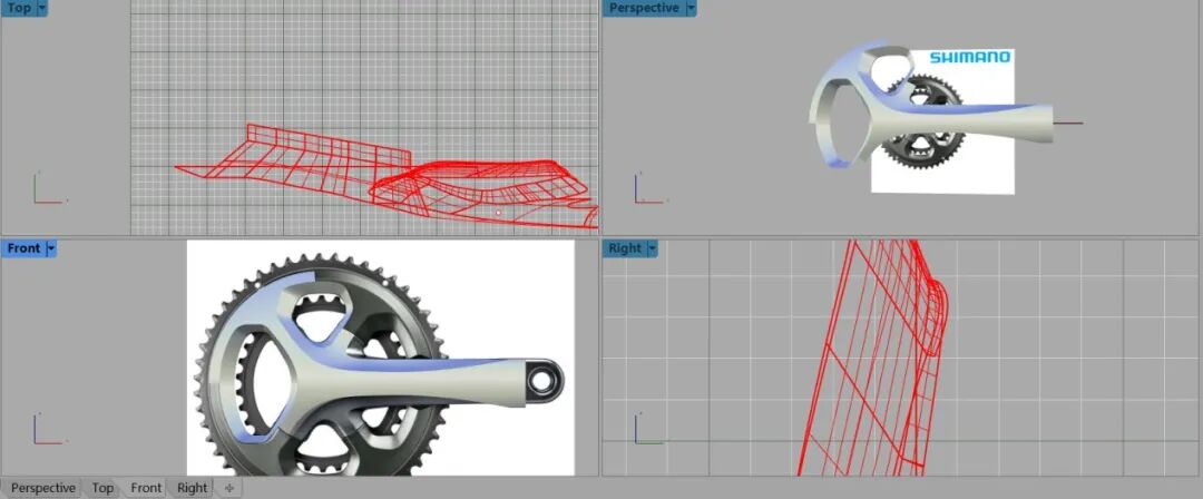 禧玛诺牙盘—犀牛建模过程详解！（全）的图119