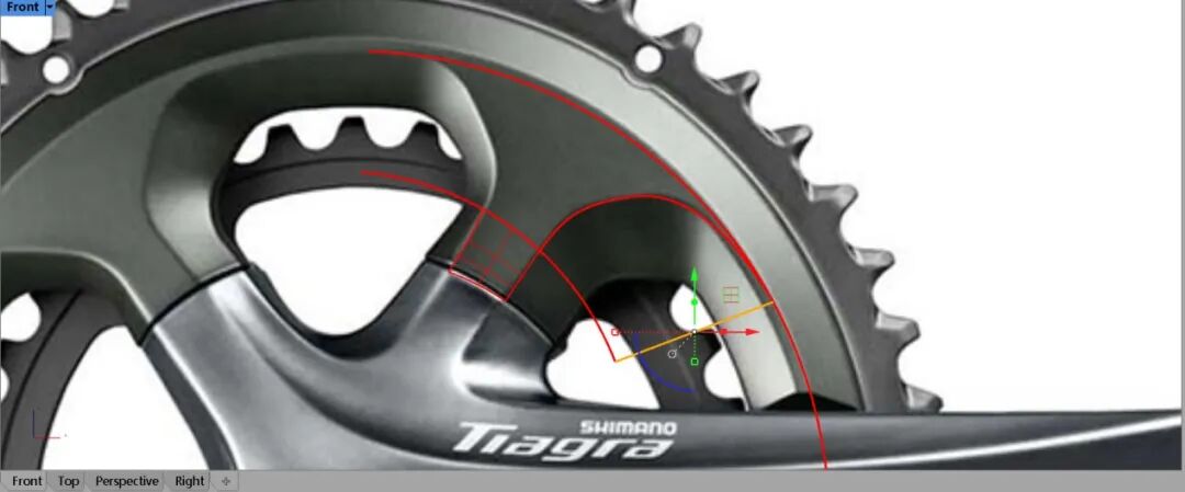 禧玛诺牙盘—犀牛建模过程详解！（全）的图136