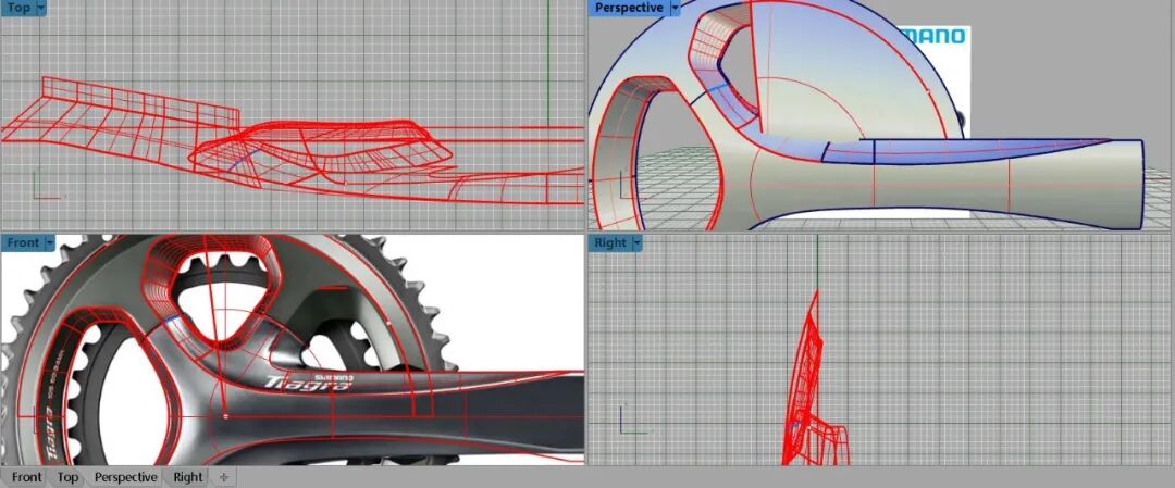 禧玛诺牙盘—犀牛建模过程详解！（全）的图123