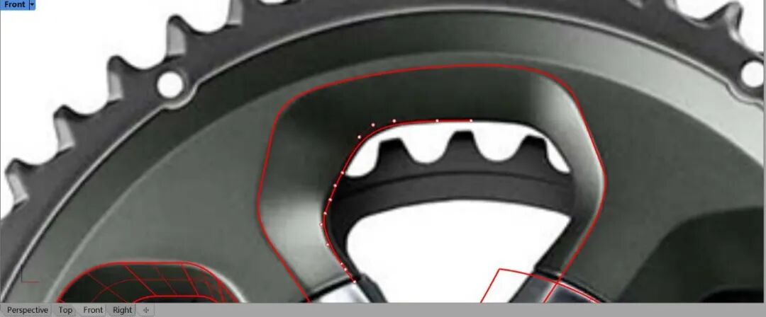 禧玛诺牙盘—犀牛建模过程详解！（全）的图101