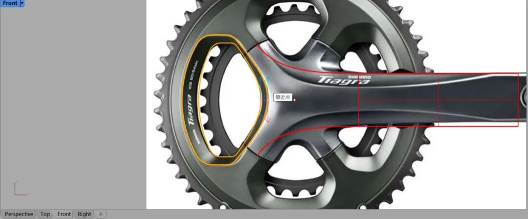 禧玛诺牙盘—犀牛建模过程详解！（全）的图46