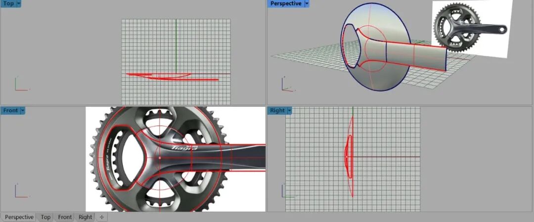 禧玛诺牙盘—犀牛建模过程详解！（全）的图38