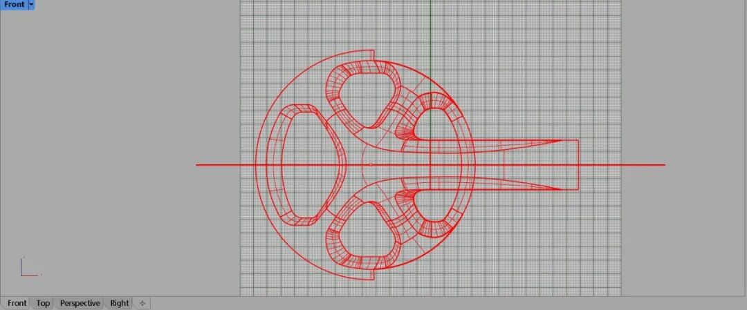禧玛诺牙盘—犀牛建模过程详解！（全）的图163