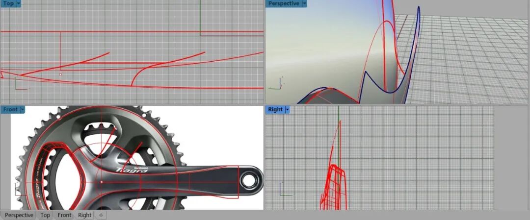 禧玛诺牙盘—犀牛建模过程详解！（全）的图69